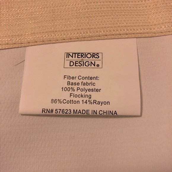 Sun blocking drapes with valance - Picture 3 of 5